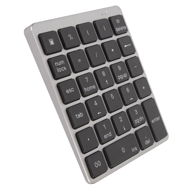 Bewinner Drahtlose Nummernblöcke, USB Bluetooth Nummernblock, 28 Tasten, Tragbare Finanzbuchhaltung,