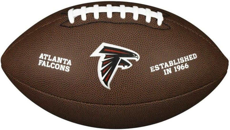 Wilson American Football NFL TEAM LOGO, Offizielle Grösse, Mischleder OFFICIAL Atlanta Falcons, OFFI