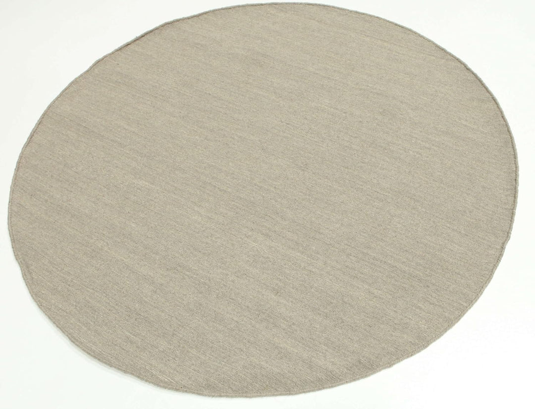 RugVista, Kelim Loom, Teppich, Kurzflor Teppich, ∅ 150 cm, Rund, Moderner Kelim Teppich, Wolle, Flur
