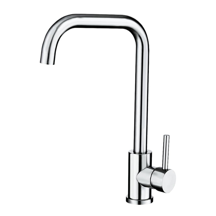 VALAZ Küchenarmaturen, Chrom, Hochdruck-Auslauf in C, Einhebelmischer, wassersparend, einfache und s
