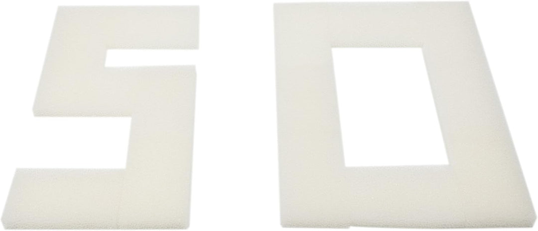 LTWHOME Filterschwamm Passend für Fluval 2 Plus + Filter(50 Stück)