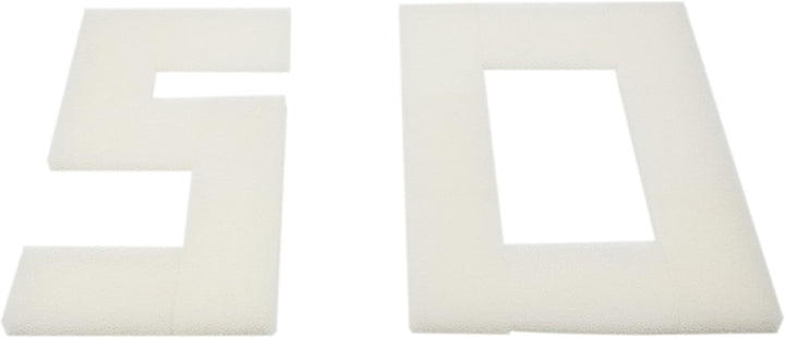 LTWHOME Filterschwamm Passend für Fluval 2 Plus + Filter(50 Stück)