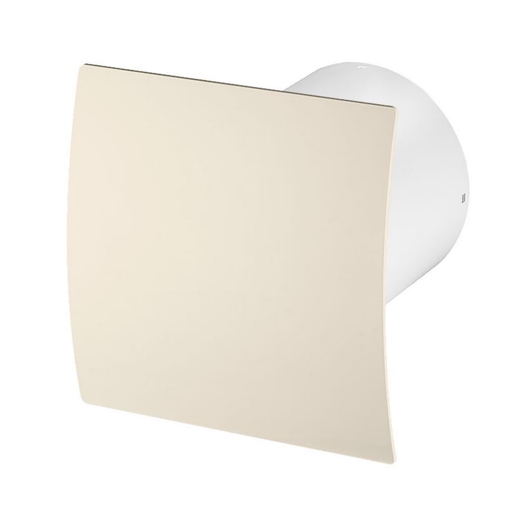 Awenta Badlüfter Wand-Ventilator Ø 100 mit Nachlauf, Kugellager Silent Escudo - Line System+ (ecru),