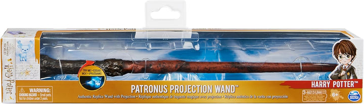 Wizarding World Harry Potter - Leuchtzauberstab von Harry Potter mit Patronus-Projektion, ca. 33 cm