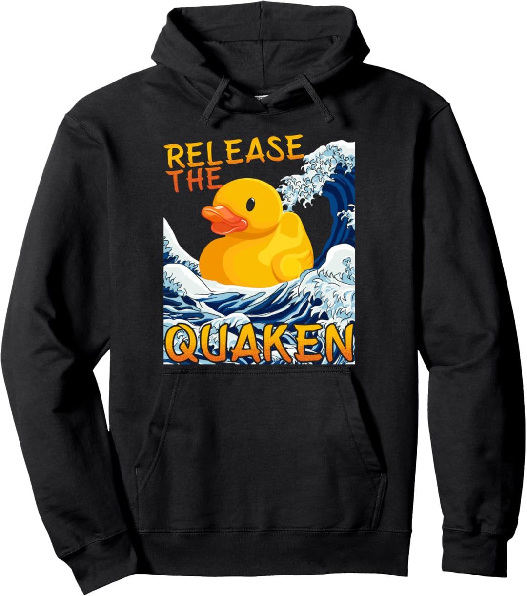 Gelbe Badeente aus Gummi, Ente und Vögel, für Kinder, Herren, Damen Pullover Hoodie