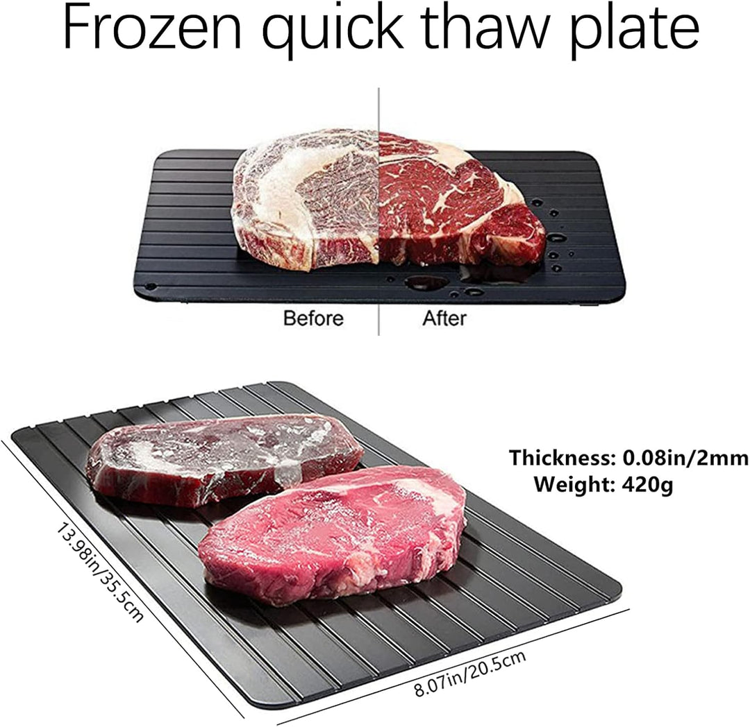 Auftauplatte – Käseplatte und Defrosting Plate, Schnelle Auftauen-Funktion für Fleisch, Steaks, Hühn