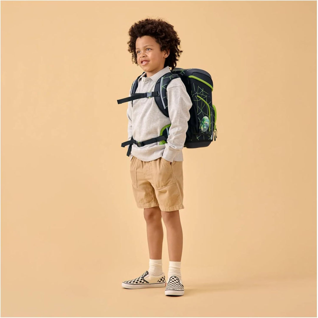 ergobag cubo Set ergonomischer Schulranzen, Vorgänger-Kollektion, klassisch 5-teilig 1. Klasse Grund