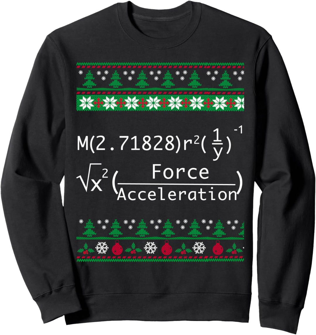 Lustiger Physics Weihnachtspullover - Frohe Weihnachten in der Physik Sweatshirt