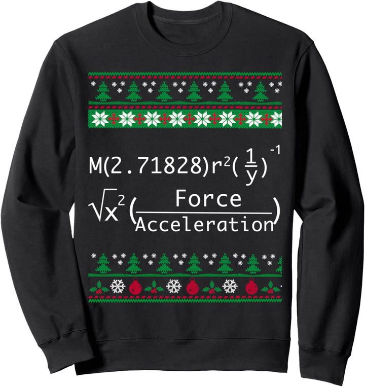 Lustiger Physics Weihnachtspullover - Frohe Weihnachten in der Physik Sweatshirt