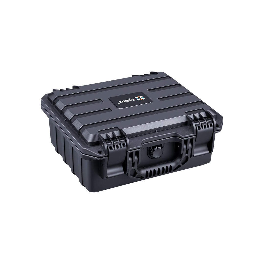 Lykus HC-2820 Wasserdicht Koffer mit anpassbar Rasterschaumstoff, Innengrösse 28,2x22,2x11,7 cm, Gee