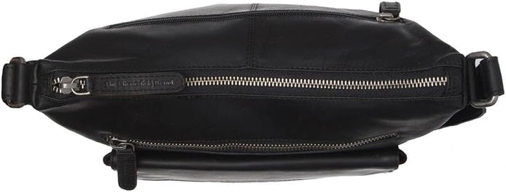 The Chesterfield Brand Hailey - Schultertasche Leder 24 cm Schwarz, Schwarz