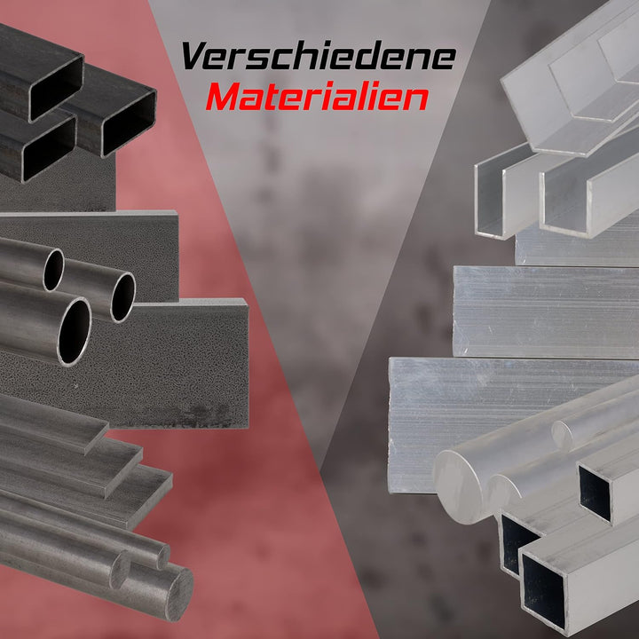 Fits Metall | Stahl Vierkantrohr | S235JRH | 60x60x5 mm | Länge: 1.000 mm +/- 5 mm | St37 Quadratroh