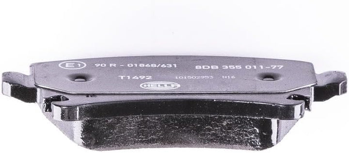 HELLA PAGID 8DB 355 011-771 Bremsbelagsatz - T1492 - Dicke/Stärke: 17.2mm - Bremssystem: Lucas - für