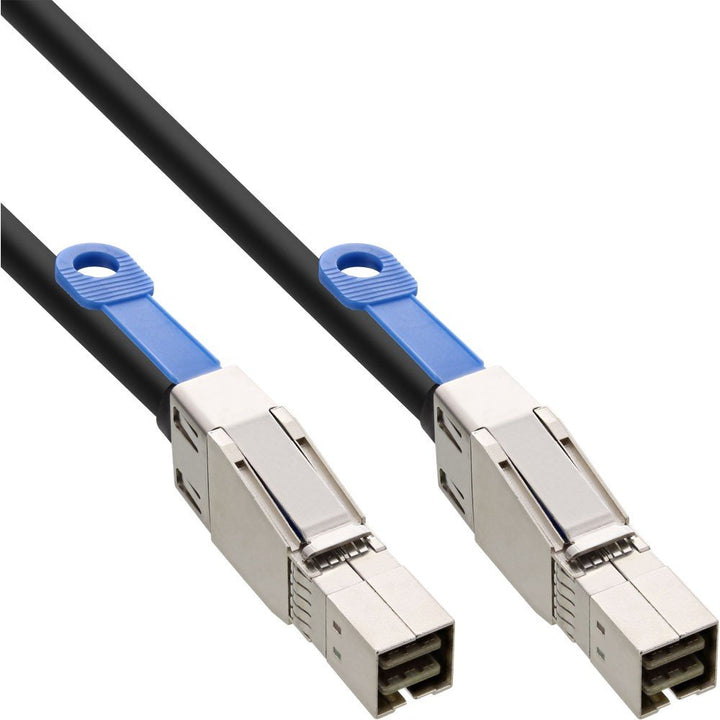 InLine 27638A externes Mini SAS HD Kabel, SFF-8644 zu SFF-8644, 12Gb/s, 0,5m