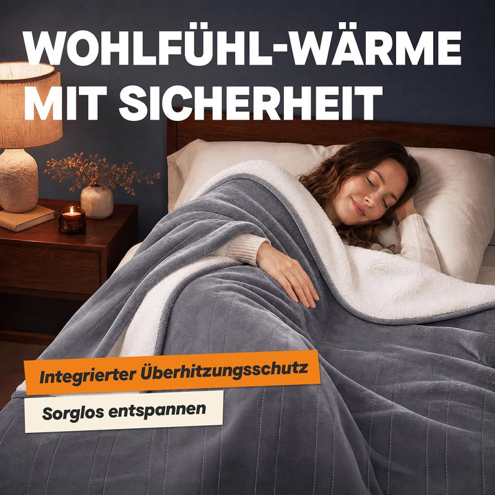 Heizdecke Mit Abschaltautomatik Wärmedecke 180 X 200CM