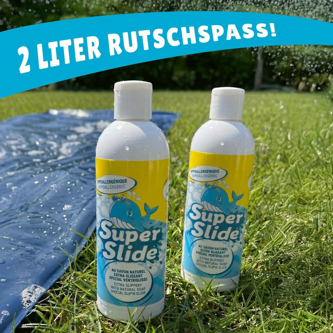 Super Slide® Naturseife Extra Rutschig 1L | Special Wasserrutschmatte | Naturseife | Hypoallergen |