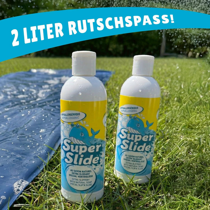 Super Slide® Naturseife Extra Rutschig 1L | Special Wasserrutschmatte | Naturseife | Hypoallergen |