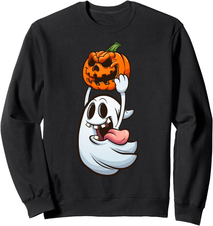 Halloween Kürbis Funny Ghost Kostüm Männer Frauen Kinder Sweatshirt