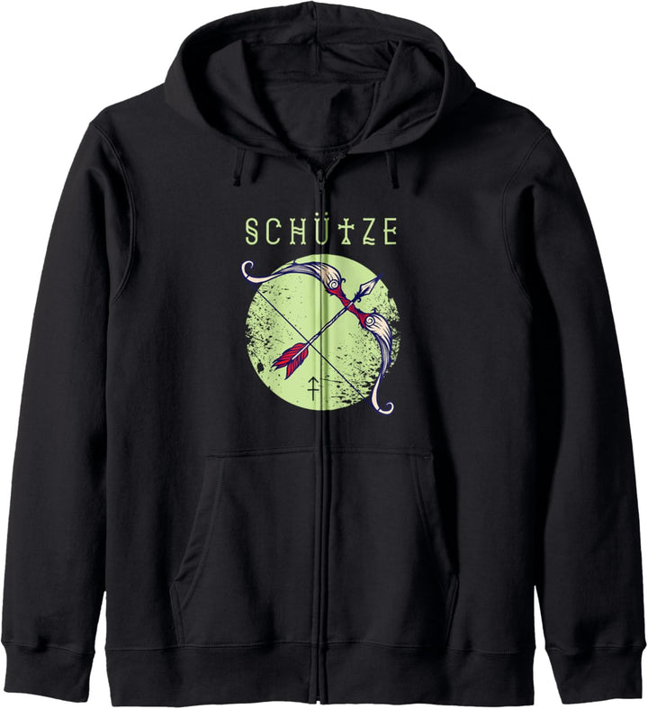 Schütze Sternzeichen Tierkreis Sagittarius Zodiak Geschenk Kapuzenjacke