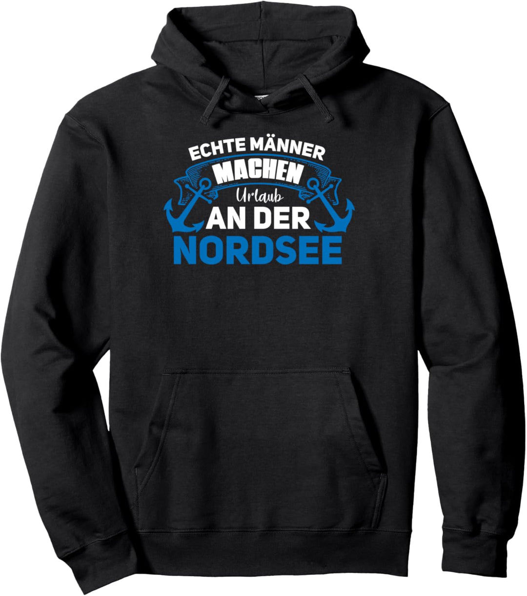 Nordsee Norddeutscher Segeln Mann Pullover Hoodie