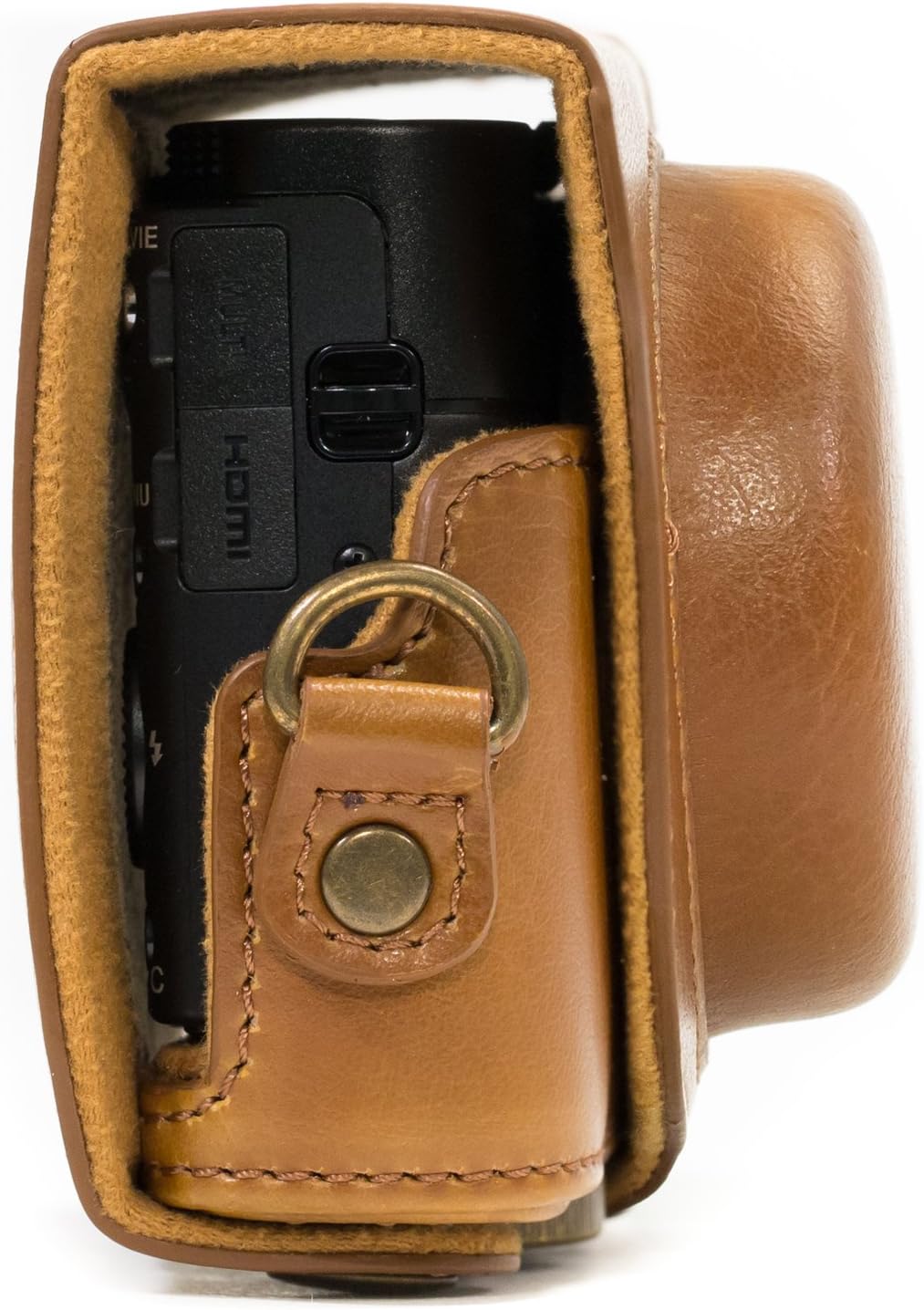 MegaGear MG598 Sony Cyber-shot DSC-HX99, DSC-HX95, DSC-HX90V, DSC-HX80 Ever Ready Leder Kameratasche