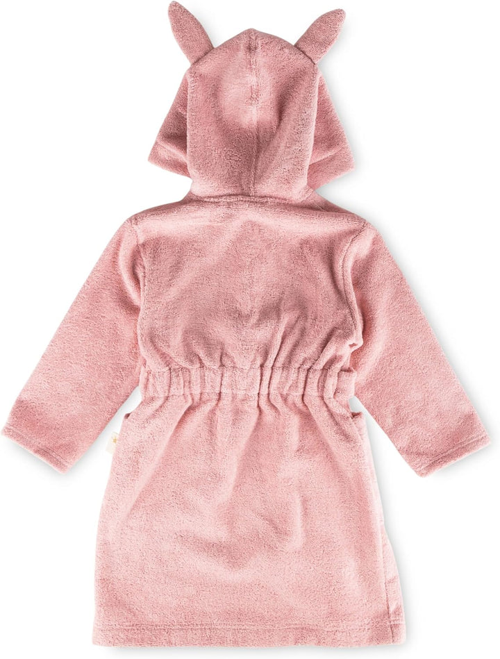 Sigikid Bademantel aus Bio-Baumwolle für Kinder Unisex Altrosa 86-92, Altrosa 86-92