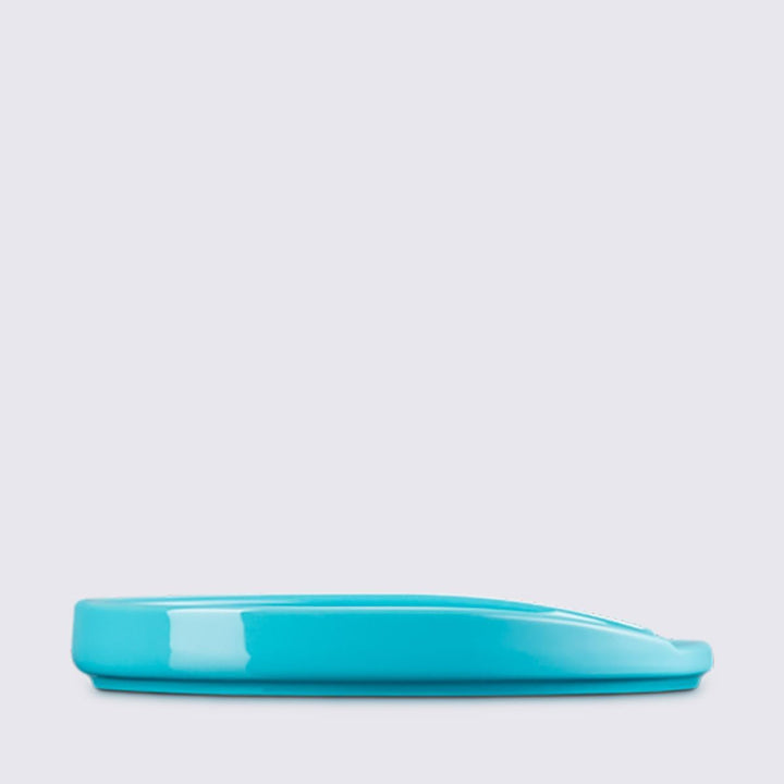 Le Creuset ovale Löffelablage aus Steinzeug, Karibik, 71507151700099, Karibik