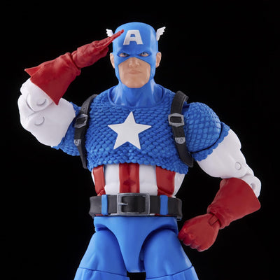Marvel Legends Series 20th Anniversary Series 1 Captain America, 15 cm grosse Action-Figur zum Samme
