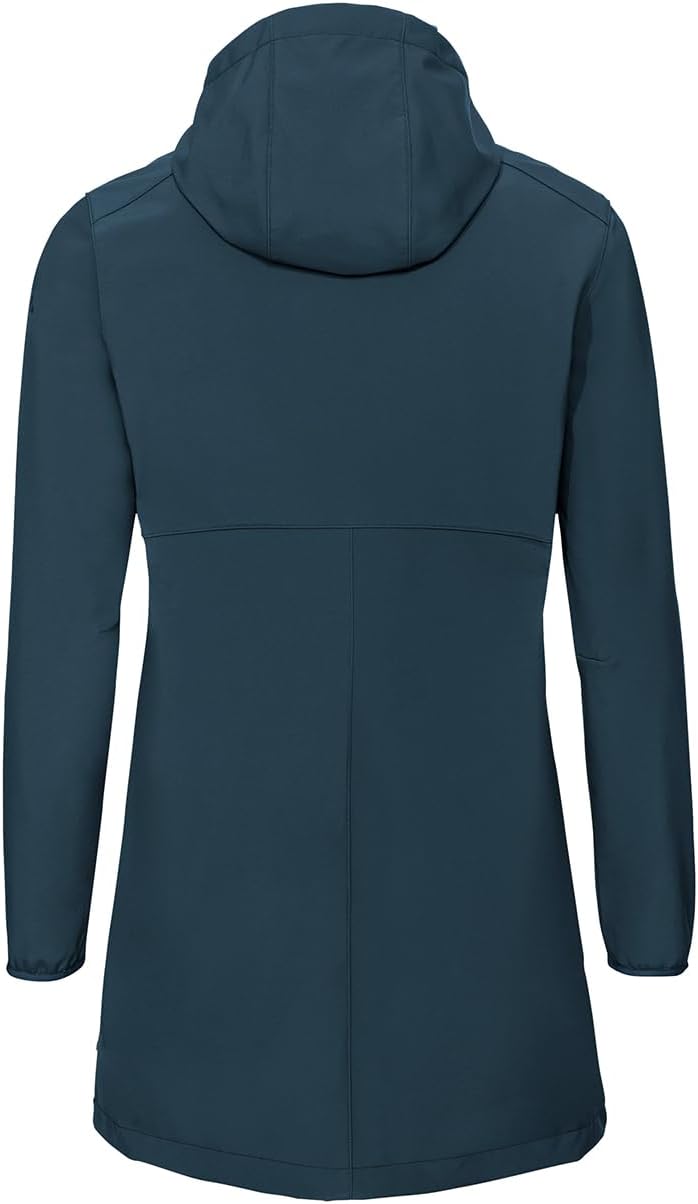 VAUDE Damen Women's Moena Softshell Parka Jacke 36 dark sea, 36 dark sea