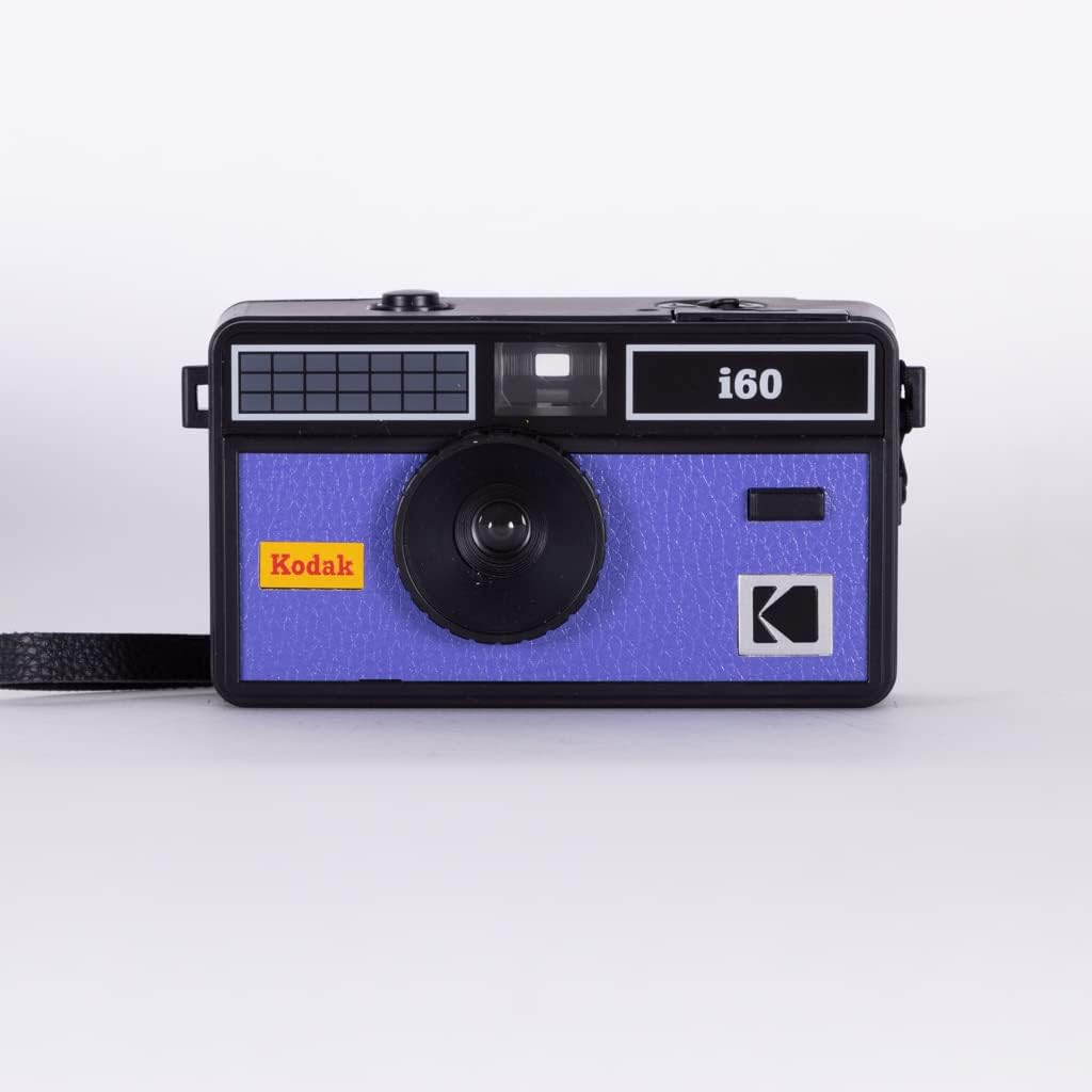 Kodak i60 Wiederverwendbare 35-mm-Filmkamera – Retro-Stil, fokussierfrei, integrierter Blitz, Drücke