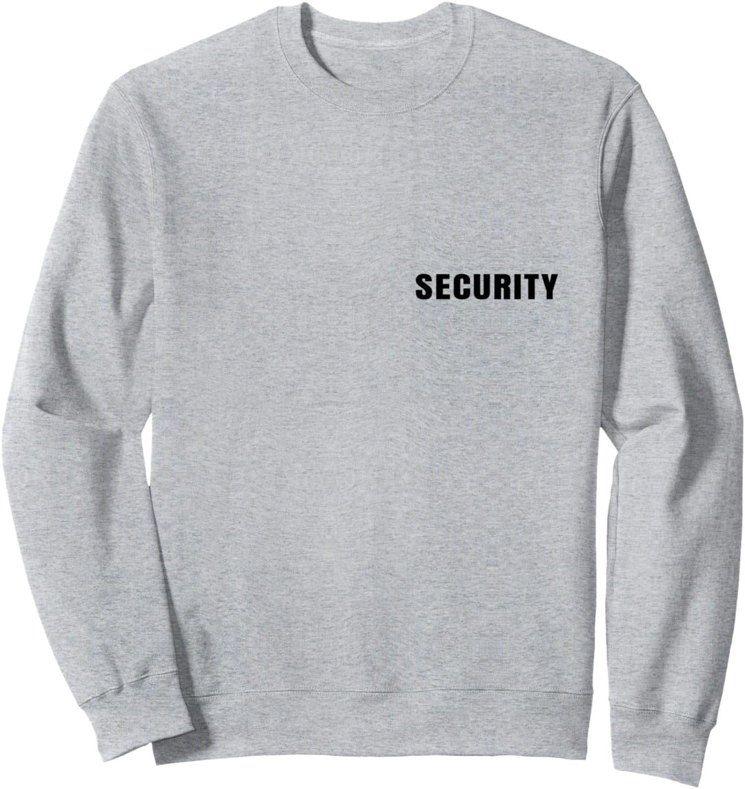Beidseitig bedruckt mit Sicherheitsbeamten auf der Vorder- und Rückseite Sweatshirt