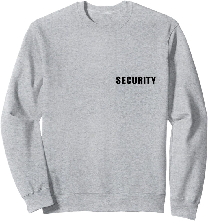 Beidseitig bedruckt mit Sicherheitsbeamten auf der Vorder- und Rückseite Sweatshirt