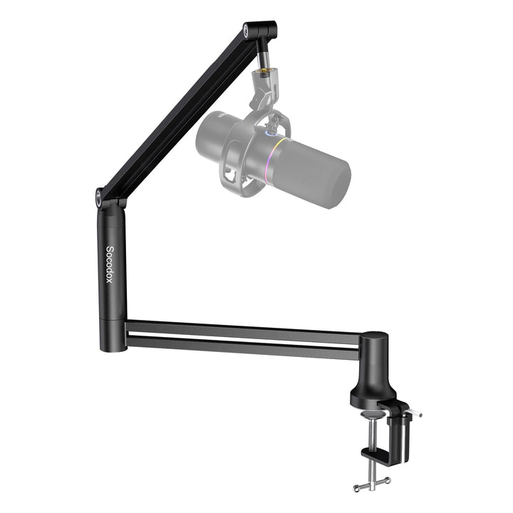 Mikrofonarm Boom Arm, Mikrofon Arm Low Profile für Blue Yeti, 4 Montagemöglichkeiten, Trägt bis zu 1