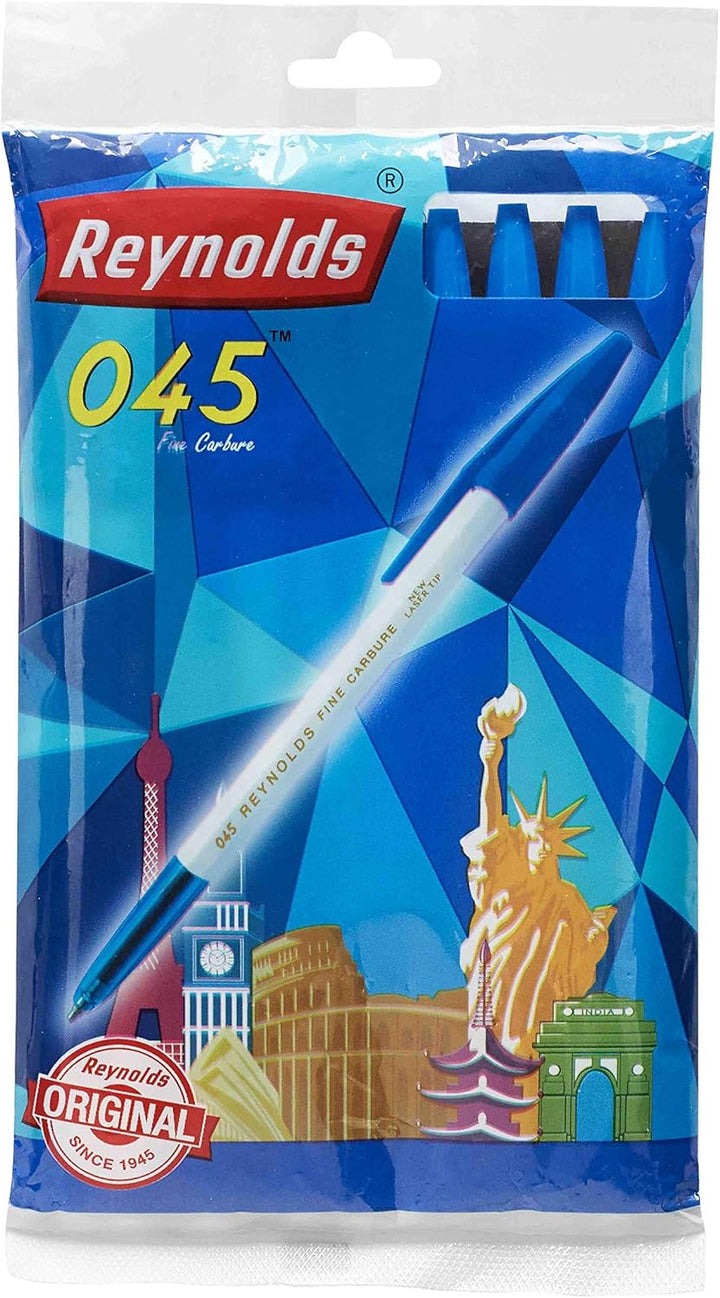 Reynold's 045 Fein Carbure Nicht Verwischen Ball Punkt Stifte Blau - Blau, 60