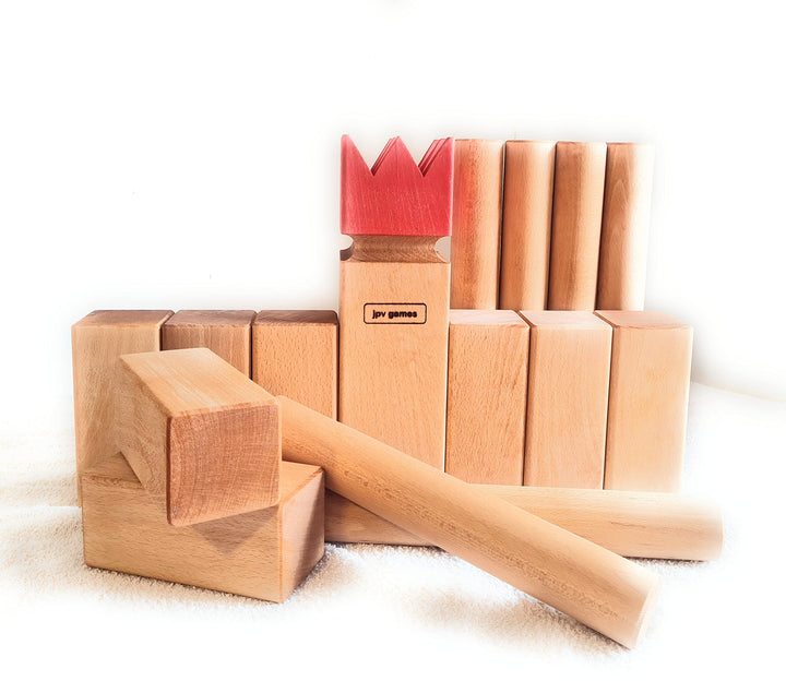 jpv games Kubb Set Buche WM-Grösse XXL
