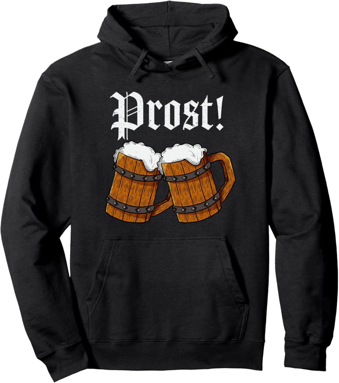 Oktoberfest Cool Beer Drinking Shirt - Prost! Cheers Pullover Hoodie