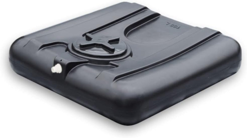 Gartendusche, Solardusche, Wassertank für die Gartendusche, Wassertank PE 100L inkl. Füllventil &