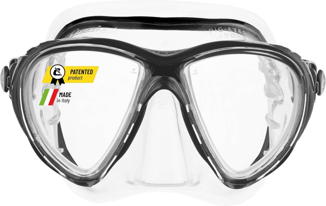 Cressi Big Eyes Evolution - Revolutionäre Erwachsene Tauchmasken Big Eyes Evolution High Quality Mas