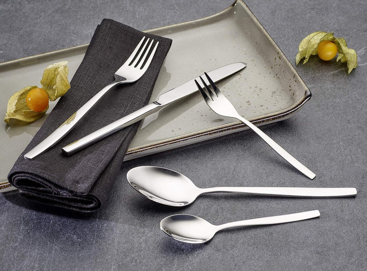 Echtwerk Tafelbesteck Positano-Silber Edition, 30-teilig, für 6 Personen, 18/10-hochglänzend, Edelst