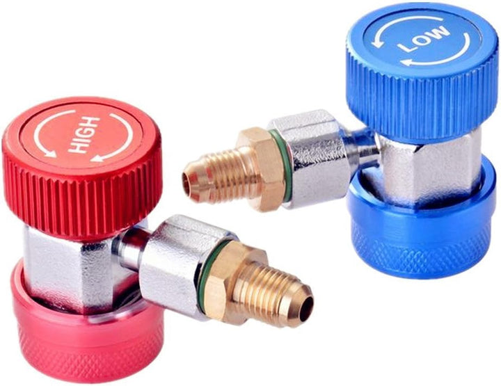 Youngine Einstellbare R134A Schnellkupplung Adapter Fittings High Low Klimaanlage Manifold Gauge Sch