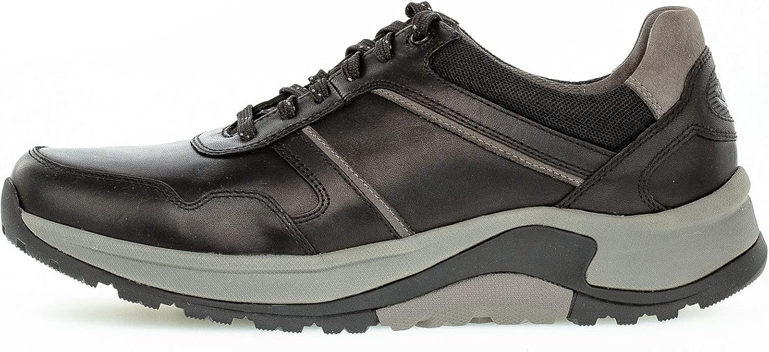 Pius Gabor Herren Sneaker Low, Männer Halbschuhe,Wechselfussbett 40.5 EU Schwarzer Schwarzer Rock, 4