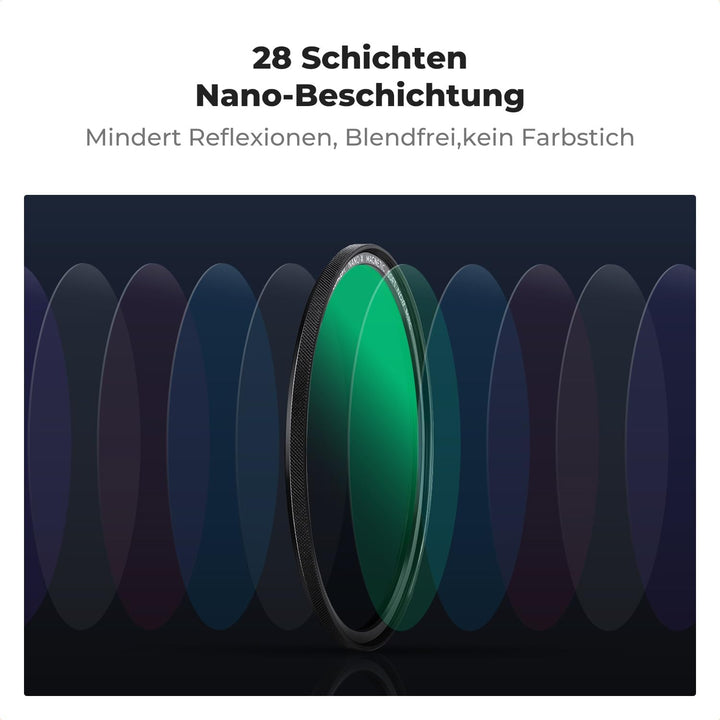 K&F Concept Magnetic Filter Set Nano X-Serie 55mm Magnetisches Schnellwechsel System Quick Swap Syst