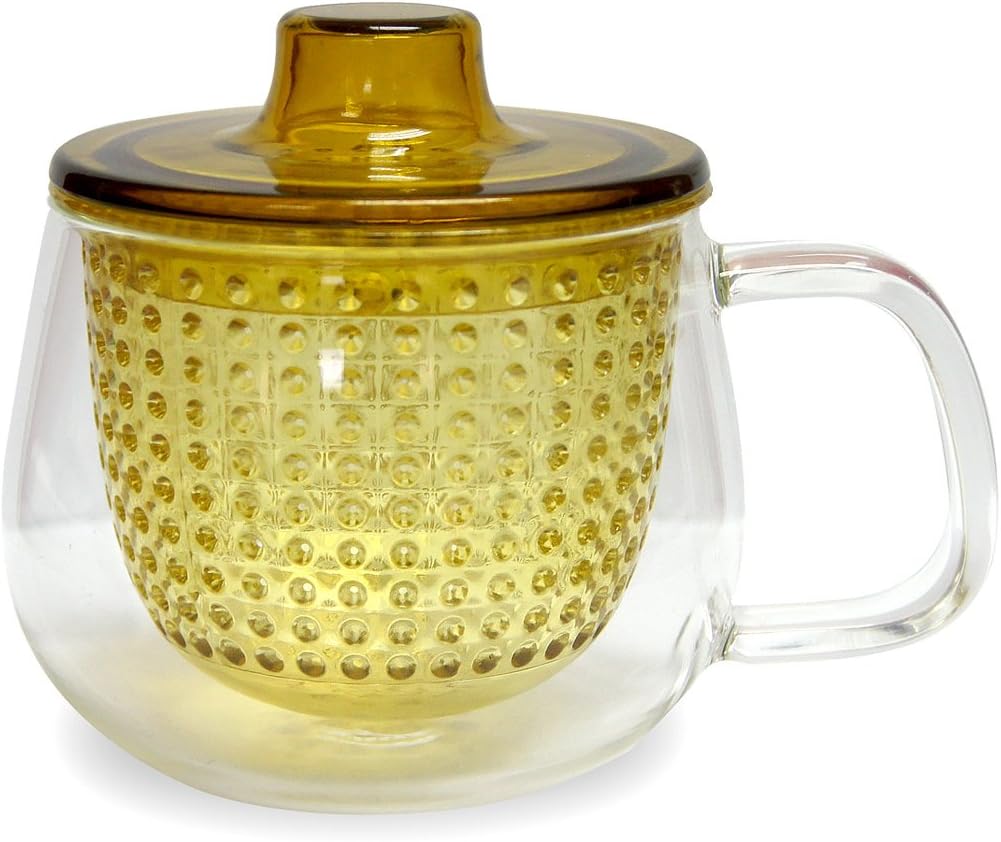 Kinto Trinkglas, Polyester, Gelb, 350 ml 350 ml Gelb, 350 ml Gelb