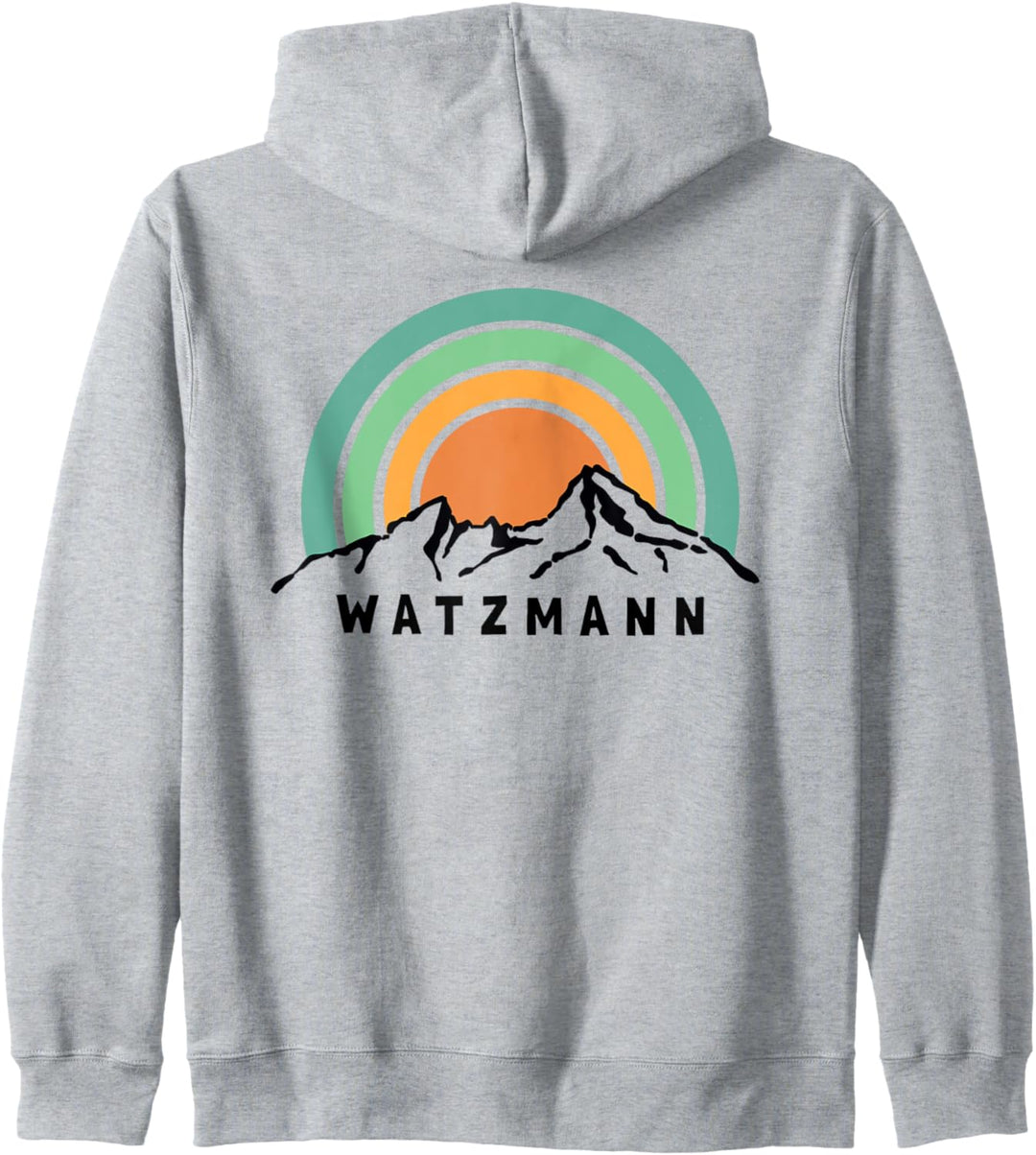 Watzmann Wandern Bergsteigen Berchtesgaden Bayern Souvenir Kapuzenjacke