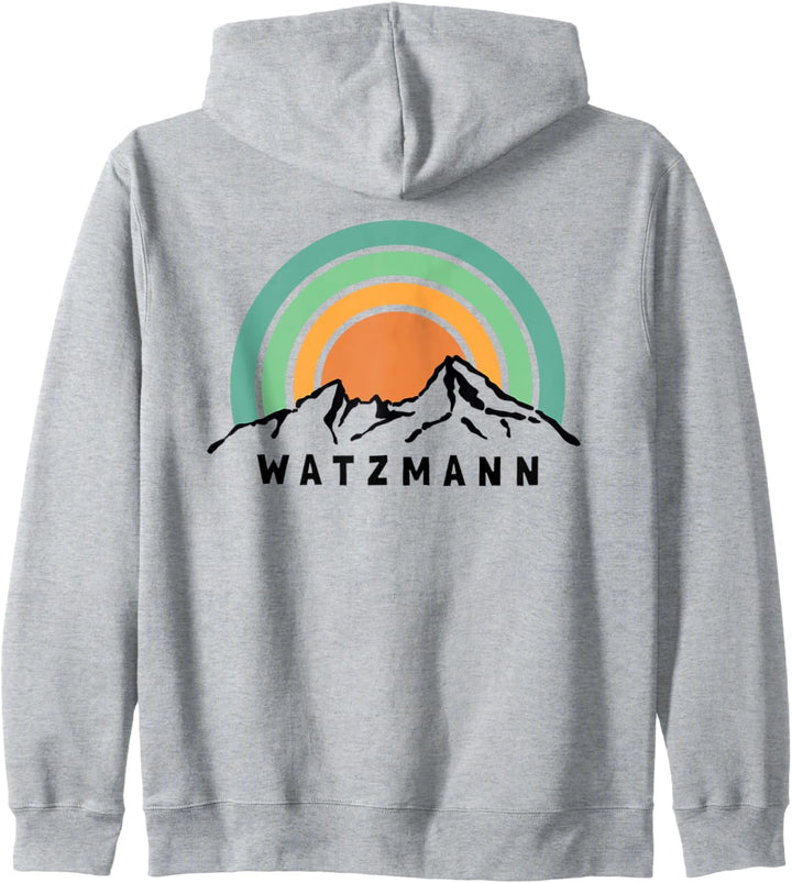 Watzmann Wandern Bergsteigen Berchtesgaden Bayern Souvenir Kapuzenjacke