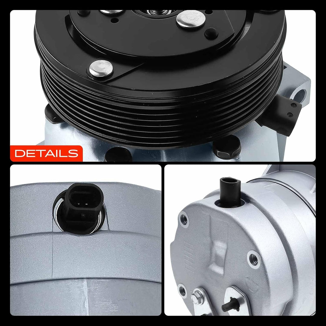 Frankberg Klimakompressor Kompatibel mit Laguna II BG0/1 1.8L-2.2L 2001-2007 Laguna II Grandtour KG0