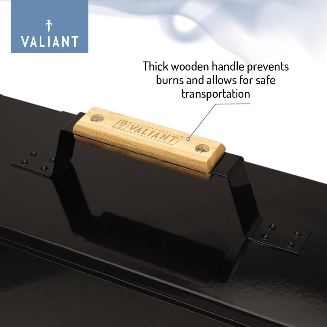Valiant Kamin-Ascheträger aus Metall