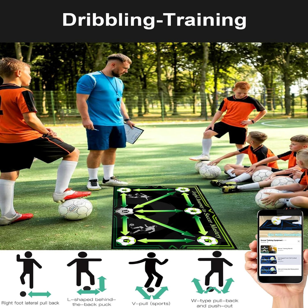 Tragbares Fussballtor, Fussballtraining, Fussballtrainingsgeräte für Jugendliche mit tragbarem und l