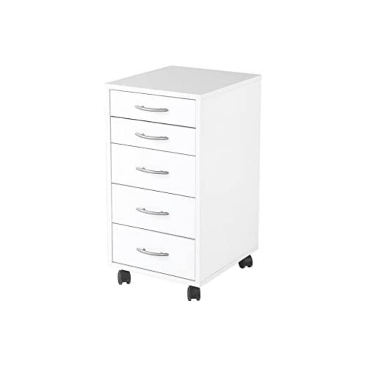 FMD Möbel, 336-001E Freddy Beistellcontainer,melaminharz beschichtete ppanplatte, weiss, masse 33.0