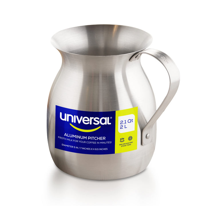 Universal Heisse Schokoladenbereiter, 2,1 Qt/2 l, Chocolatera, Aufschäumkrug, Aufschäumer für Kaffee